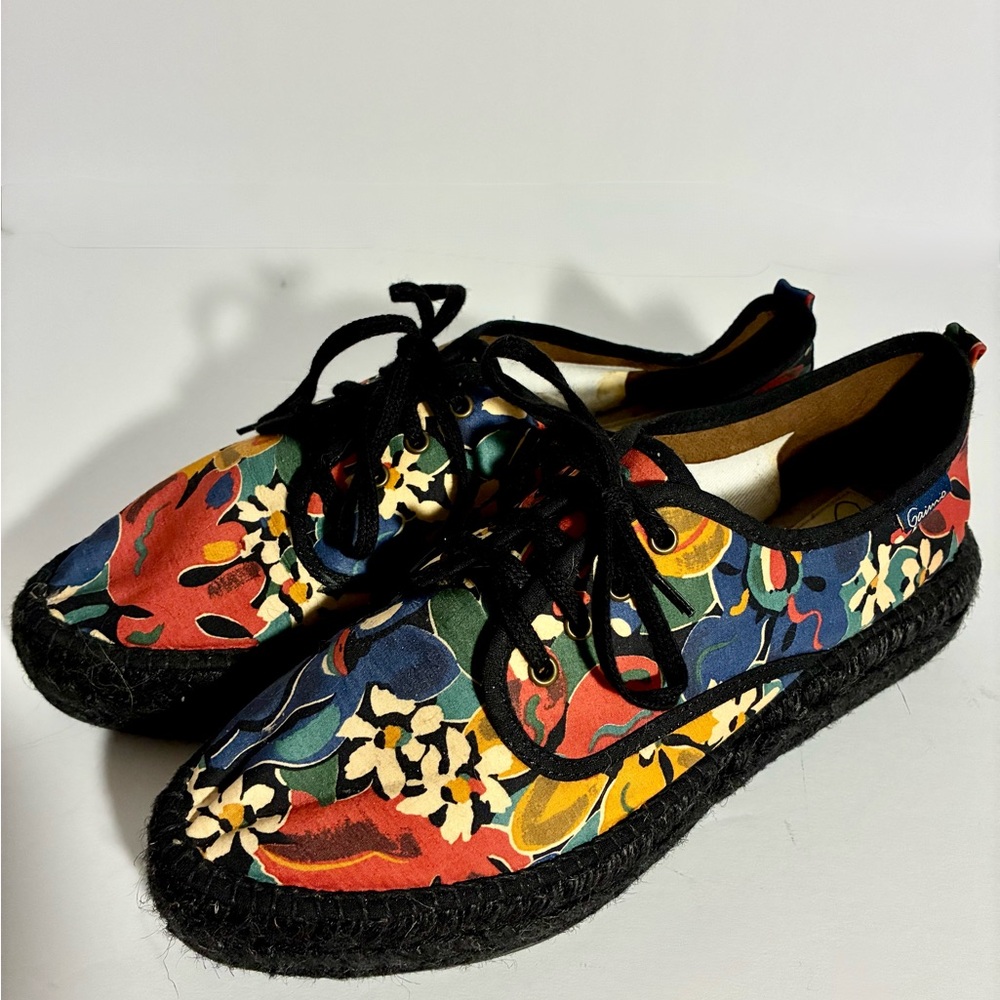 Gaimo Floral Espadrille Sneakers - Picture 3 of 9